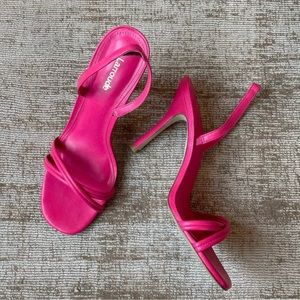Larroude Hot Pink Heels